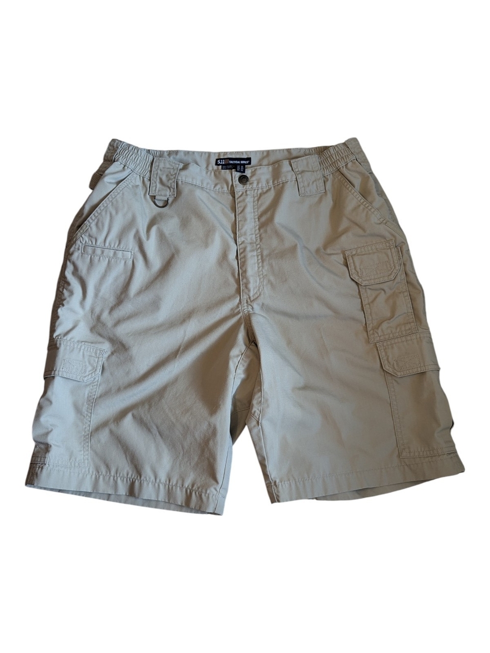 5.11 Tactical 73308 Tan Khaki Taclite 11" Inseam Shorts Men's 36"W